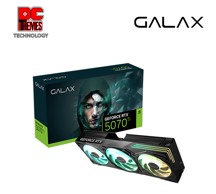 GALAX GeForce RTX™ 5070 Ti EX Gamer 1-Click OC 3X Graphics Card - [Black] - L334 x W144 x H52 mm  NVIDIA SFF-Ready