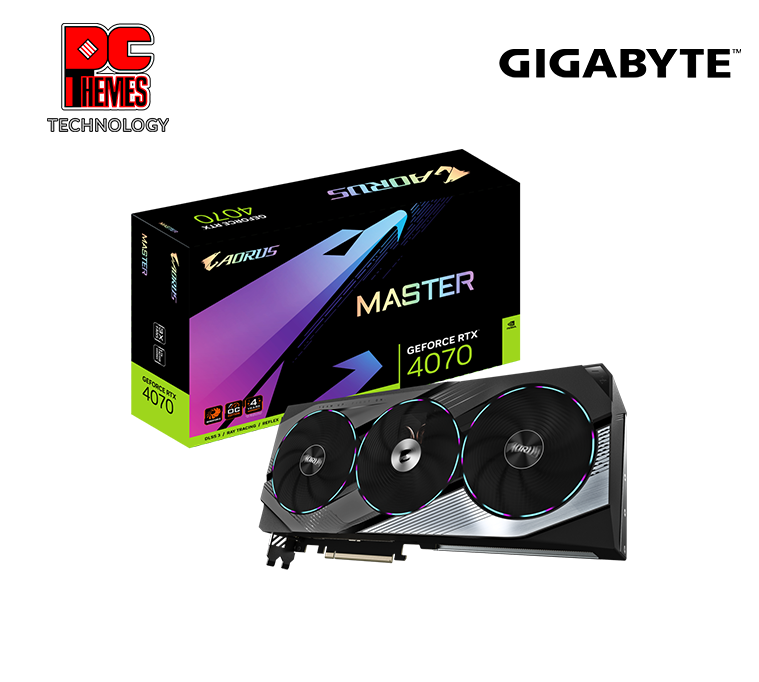 GIGABYTE AORUS GeForce RTX 4070 MASTER 12G Graphics Card