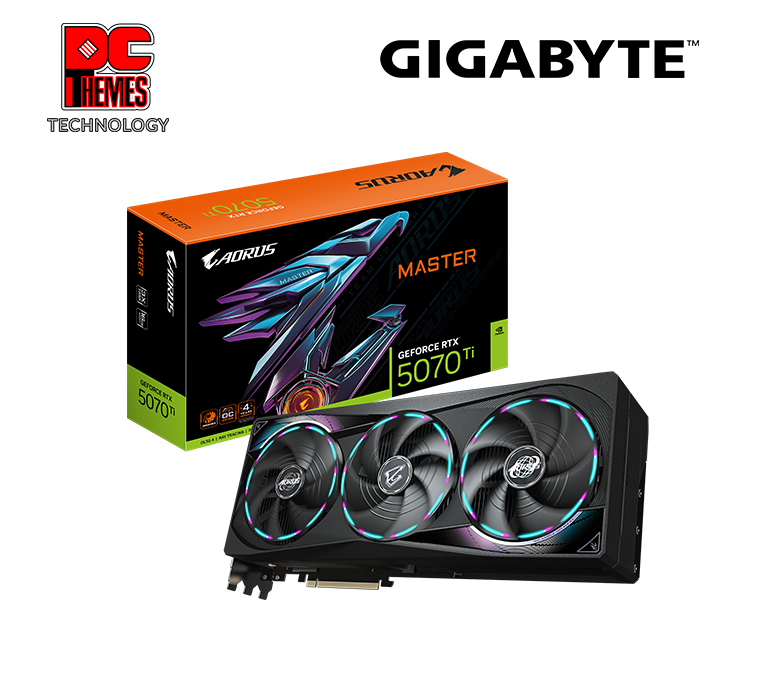 GIGABYTE AORUS GeForce RTX™ 5070 Ti MASTER 16G Graphics Card