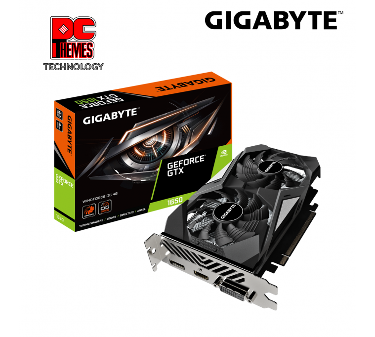 GIGABYTE GTX 1650 D6 Windforce OC 4GB V2 Graphics Card