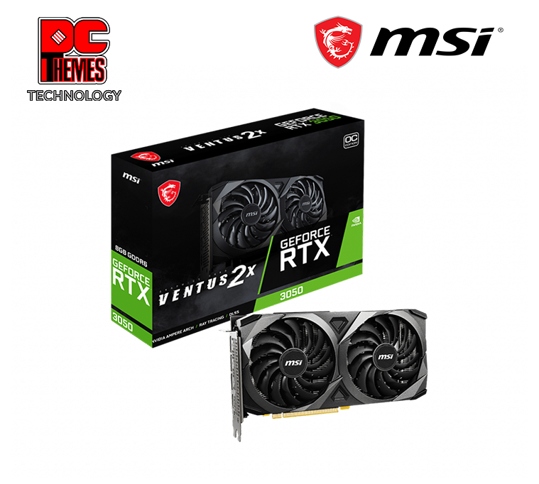 MSI GeForce RTX™ 3050 VENTUS 2X 8G OC Graphics Card