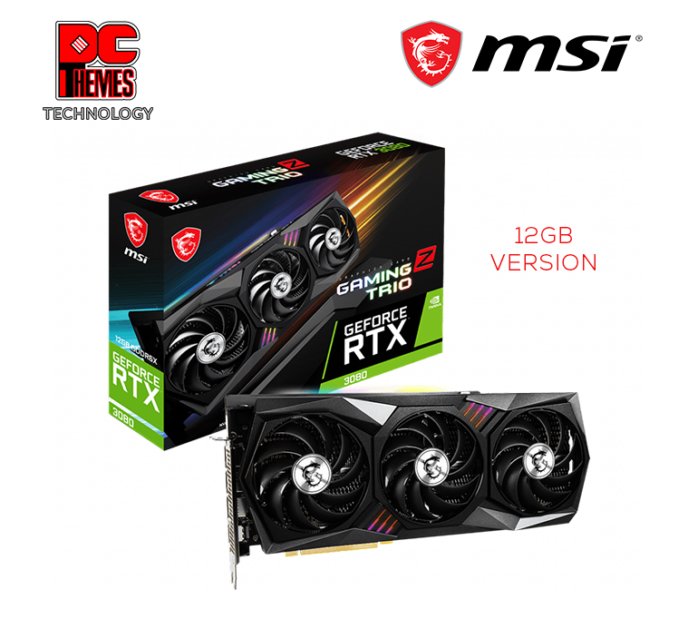 MSI GeForce RTX™ 3080 GAMING Z TRIO 12G [LHR] GRAPHICS CARD