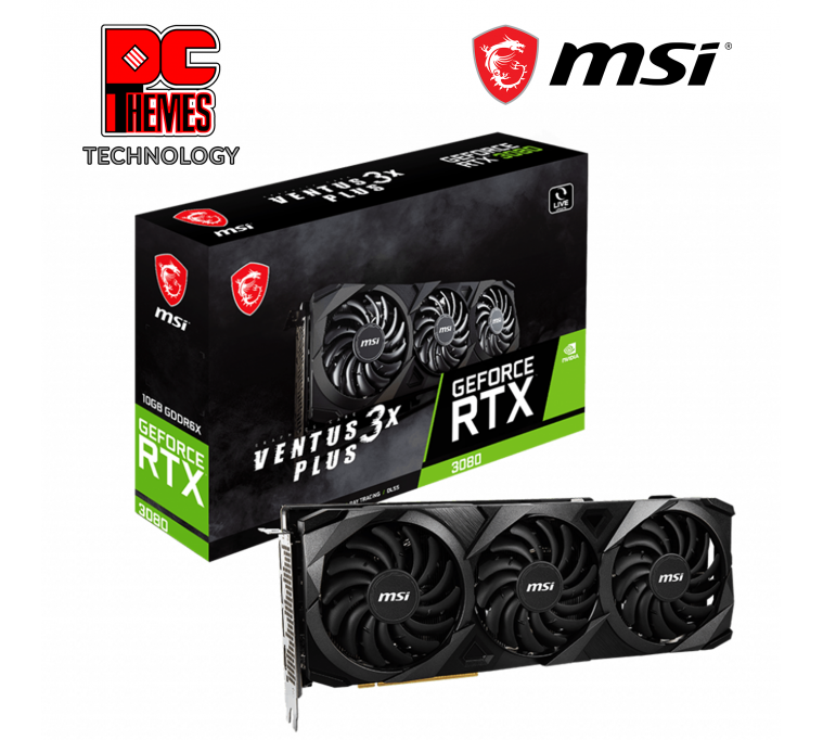 MSI GeForce RTX™ 3080 VENTUS 3X PLUS 10G LHR Graphics Card