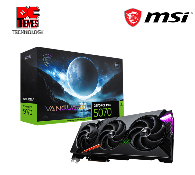 MSI GeForce RTX™ 5070 12G VANGUARD SOC Graphics Card
