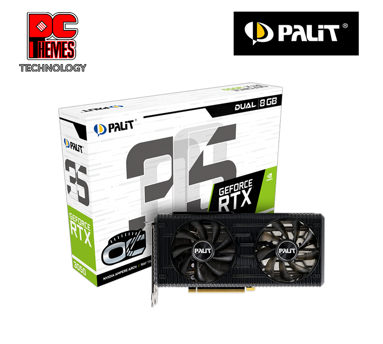 PALIT GeForce RTX™ 3050 8GB Dual Graphics Card