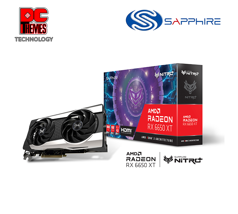 SAPPHIRE NITRO+Radeon™ RX 6650 XT Gaming OC 8GB Graphics Card