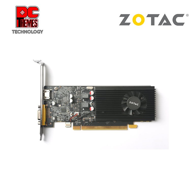 ZOTAC GT 1030 2GB Low Profile GDDR5 Graphics Card - L172.5mm x W111.15mm x H16mm (Single Slot, Includes Low-Profile Bracket)