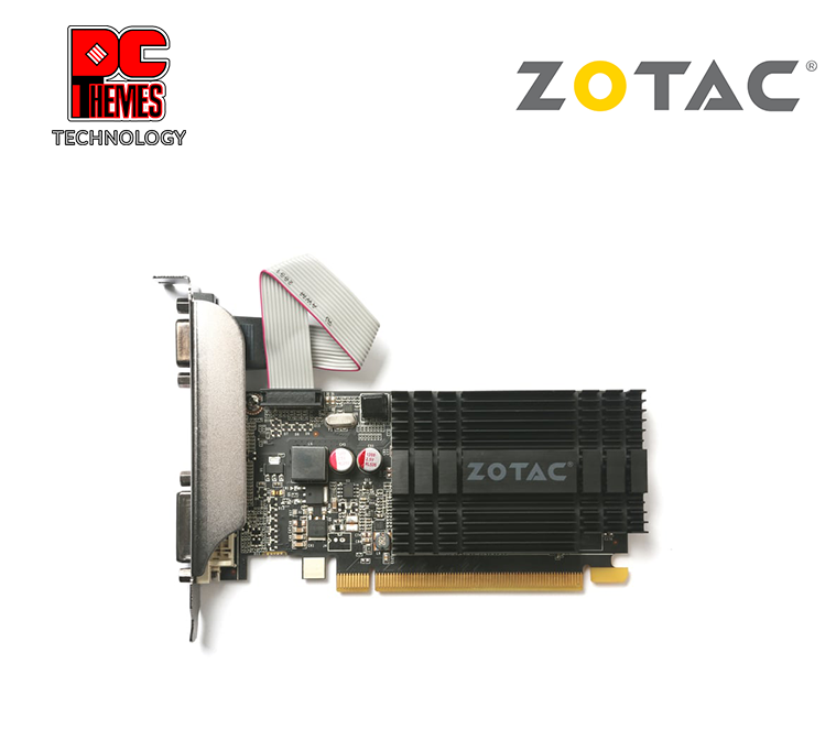 ZOTAC GT 710 2GB DDR3 Graphics Card - L146.05mm x W111.15mm (Single Slot, Includes Low-Profile Brackets)