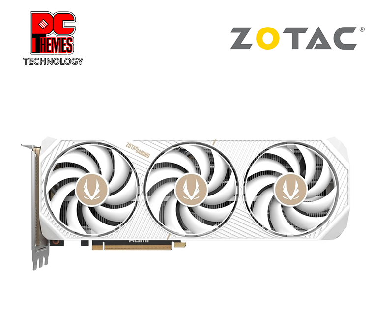 ZOTAC GAMING RTX 5070 Ti SOLID CORE OC 16GB Graphics Card - WHITE - 	L303.5mm x W115.8mm x H55.7mm (2.5-Slot Design)