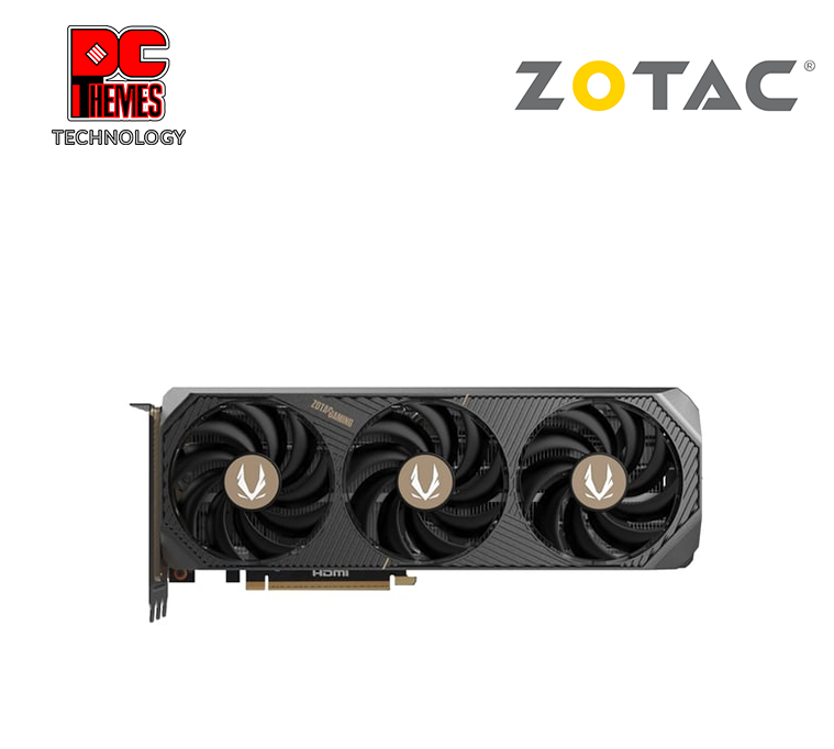 ZOTAC GAMING RTX 5080 SOLID CORE OC 16GB Graphics Card - L303.5mm x W115.8mm x H55.7mm (2.5 Slot Design)