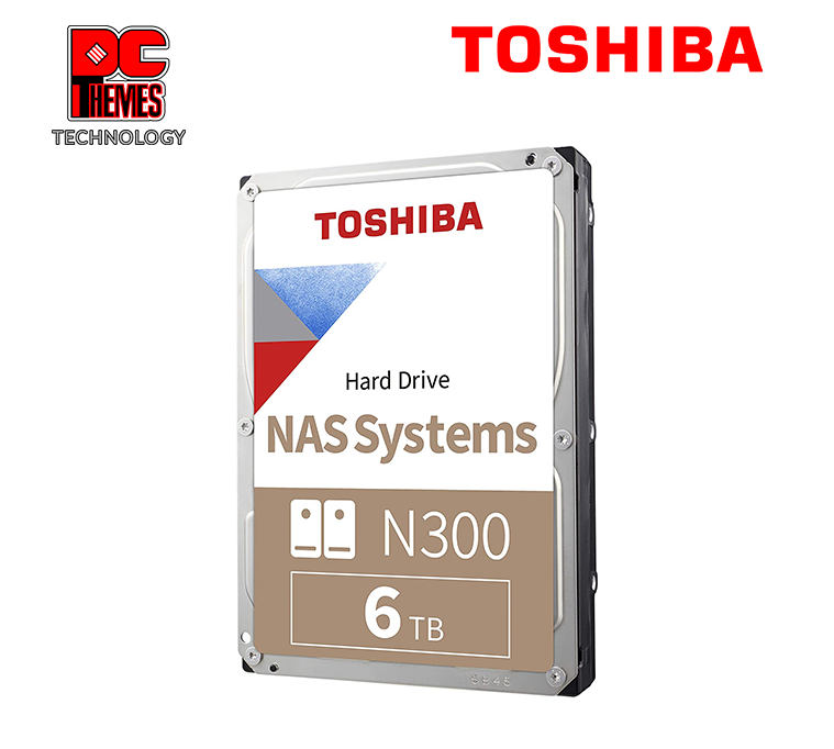 TOSHIBA NAS N300 6TB 3.5" 7200RPM Hard Disk