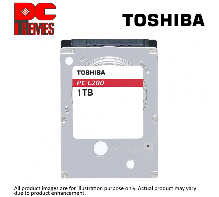 TOSHIBA L200 1TB 2.5" 5400RPM Hard Disk