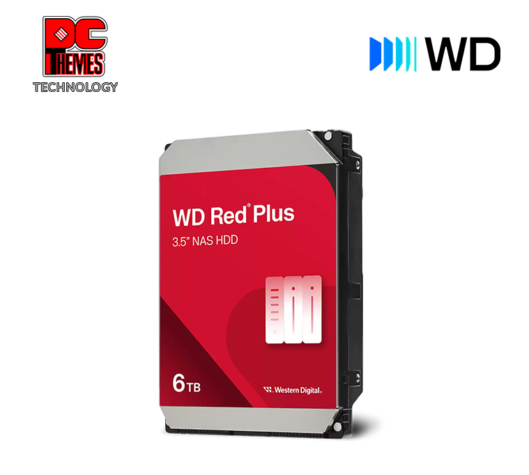 WD Red Plus 6TB 3.5" 5400RPM Hard Disk