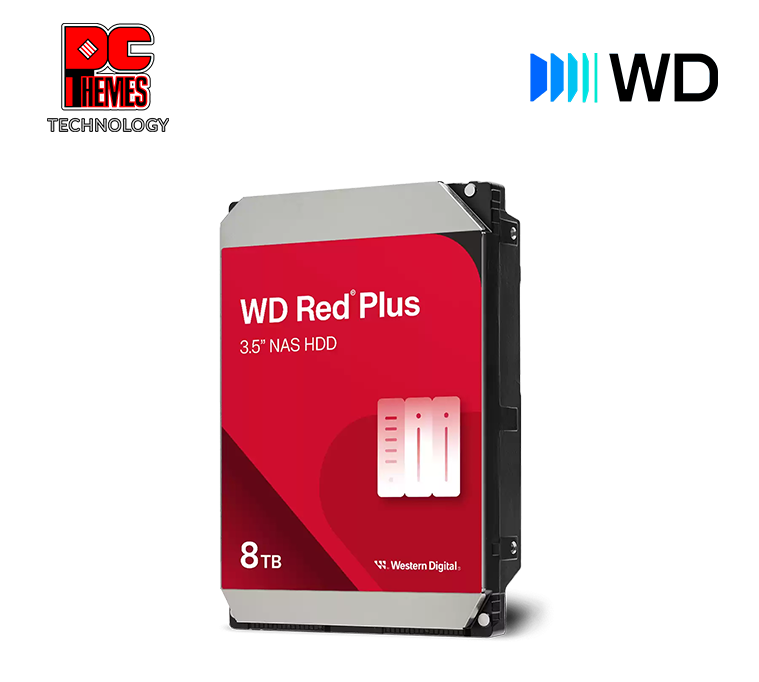 WD Red Plus 8TB 3.5" 6540RPM Hard Disk
