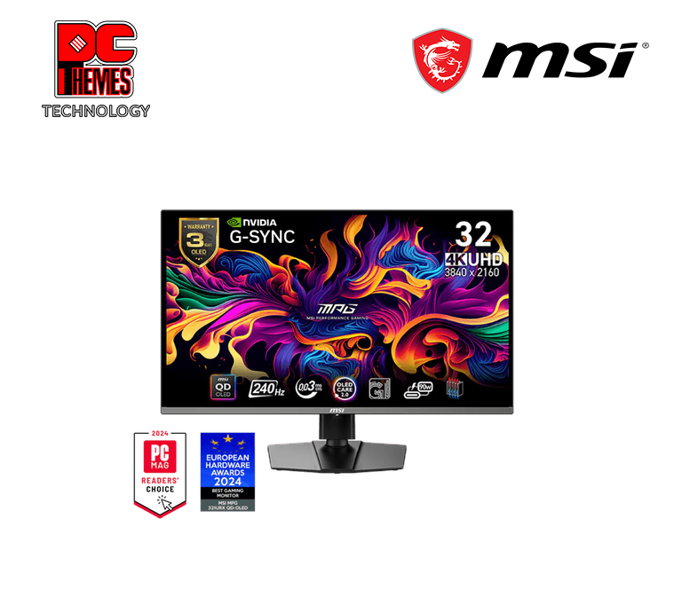 MSI MPG 321URX QD-OLED 3840x2160 (UHD)Flat 240Hz Monitor