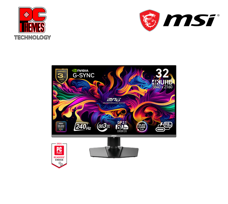 MSI MPG 322URX QD-OLED 3840x2160 (UHD) Flat240Hz Monitor