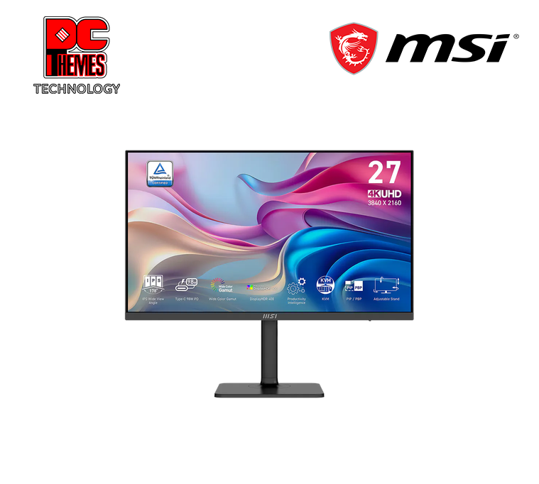 MSI Modern MD272UPHG 27" (16:9) IPS 3840x2160 (UHD) Flat 60Hz Monitor
