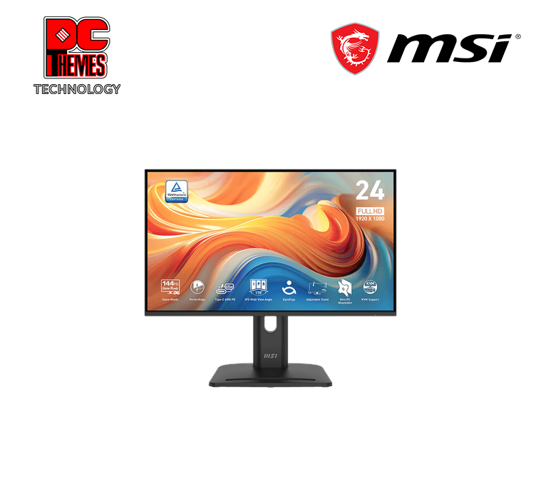 MSI PRO MP245PHG E14 23.8" (16:9) IPS 1920x1080 (FHD) Flat 144Hz Monitor