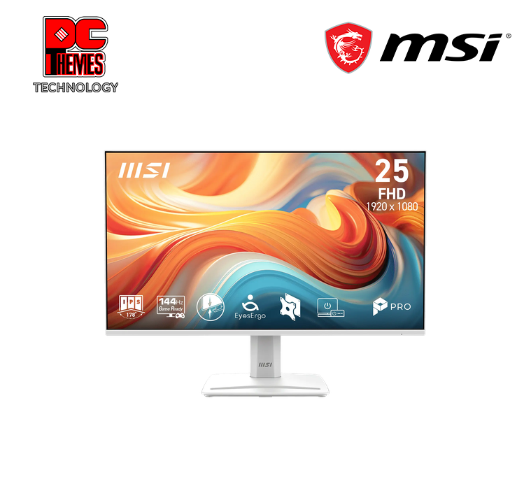MSI PRO MP251W E14A 24.5" (16:9) IPS 1920x1080 (FHD) Flat 144Hz Monitor
