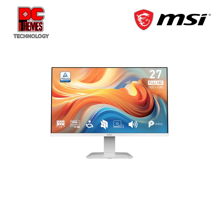 MSI PRO MP273W E14A 27" (16:9) IPS 1920x1080 (FHD) Flat 144Hz Monitor