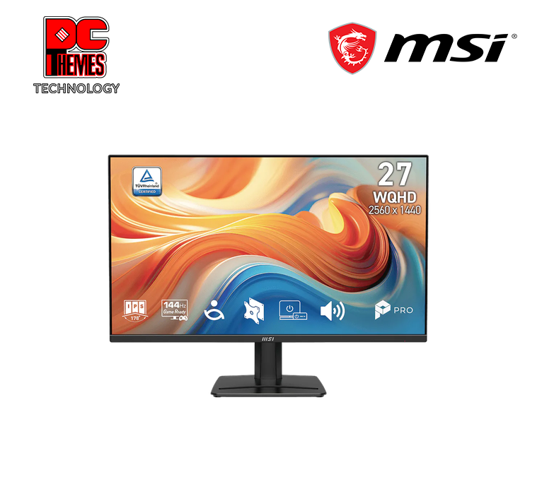 MSI PRO MP275Q E14 27" (16:9) IPS 2560x1440 (WQHD) Flat 144Hz Monitor
