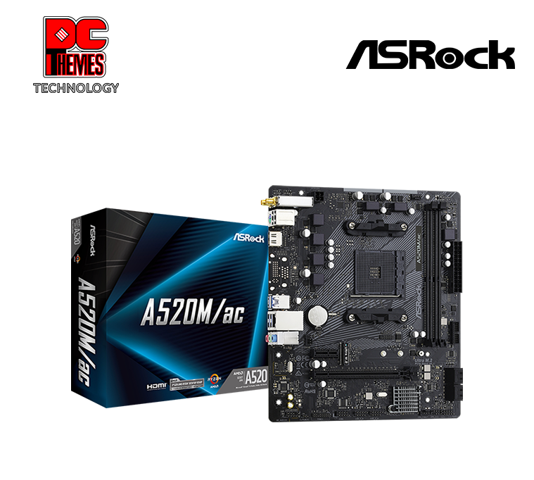 ASRock A520M/AC Motherboard