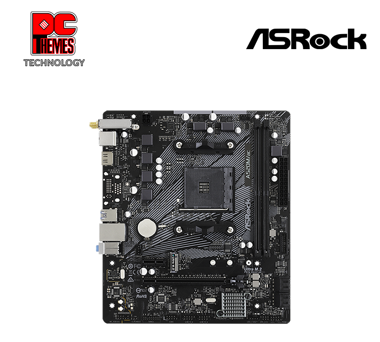 ASRock A520M/AC Motherboard