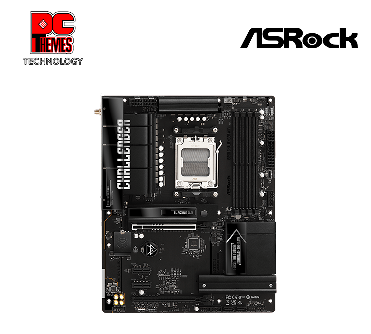 ASRock B850 CHALLENGER WIFI7 Motherboard - BLACK