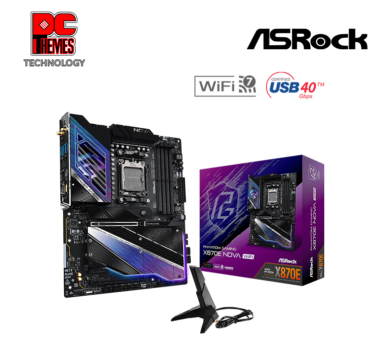 ASRock X870E NOVA WIFI Motherboard