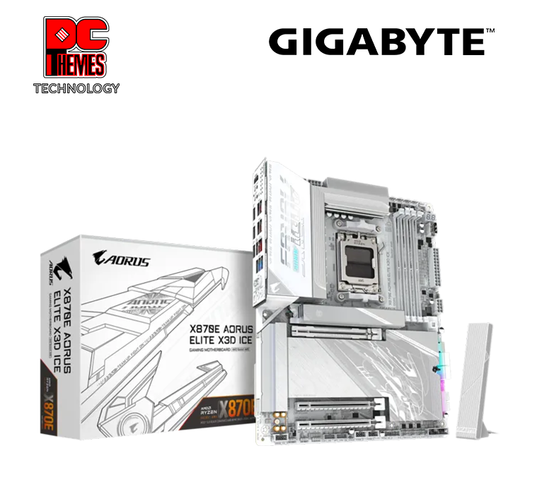 GIGABYTE X870E AORUS ELITE X3D ICE Motherboard