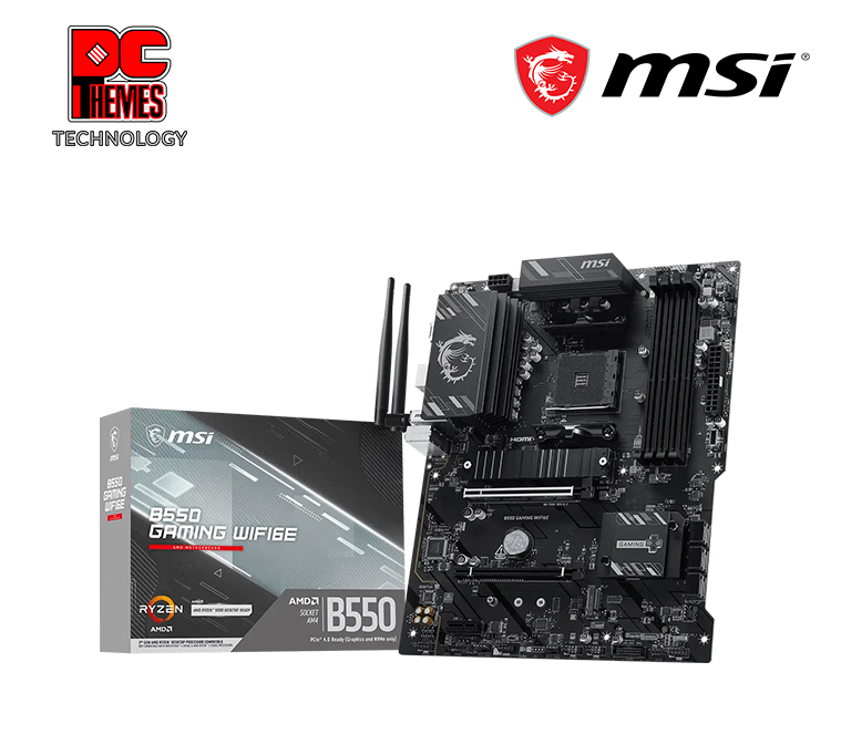 MSI B550 GAMING WIFI 6E AM4 MOTHERBOARD