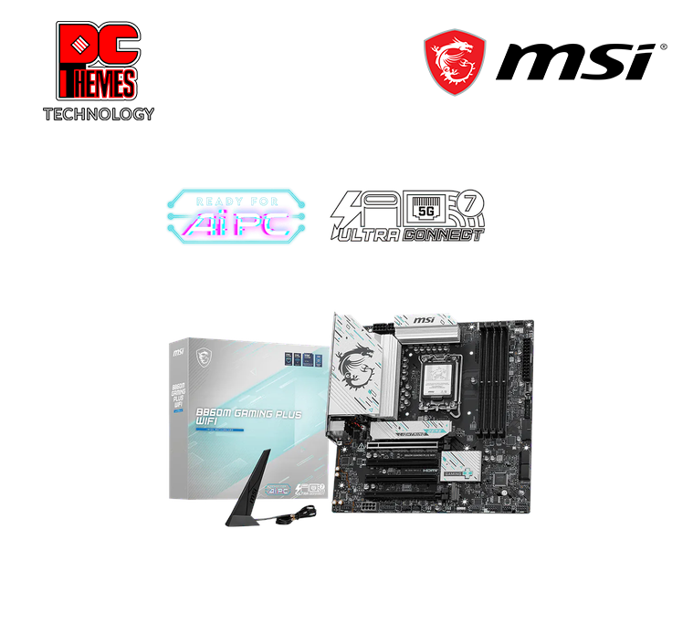 MSI B860M GAMING PLUS WI-FI LGA1851 MOTHERBOARD