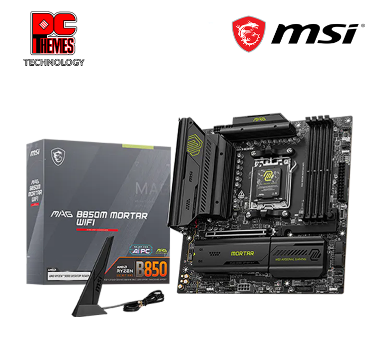 MSI MAG B850M MORTAR WI-FI AM5 MOTHERBOARD