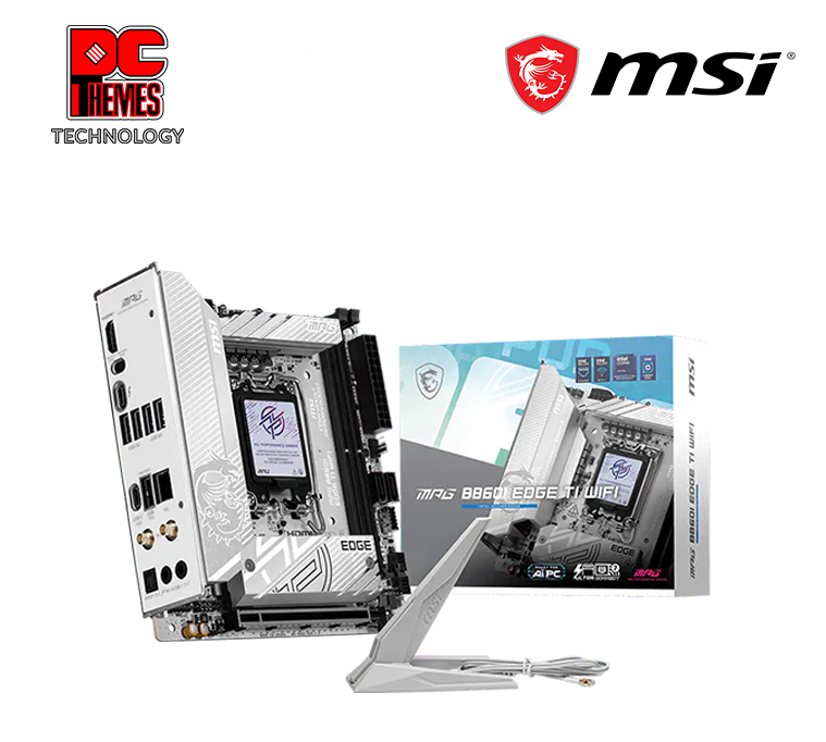MSI MPG B860I EDGE TI WIFI LGA1851 MOTHERBOARD