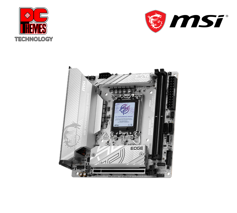 MSI MPG B860I EDGE TI WIFI LGA1851 MOTHERBOARD