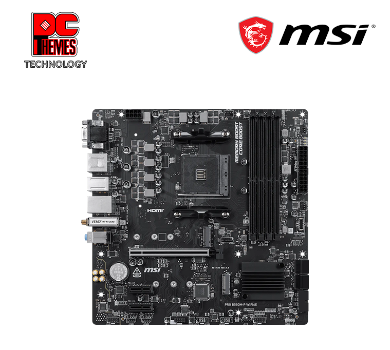 MSI PRO B550M-P WIFI 6E AM4 MOTHERBOARD