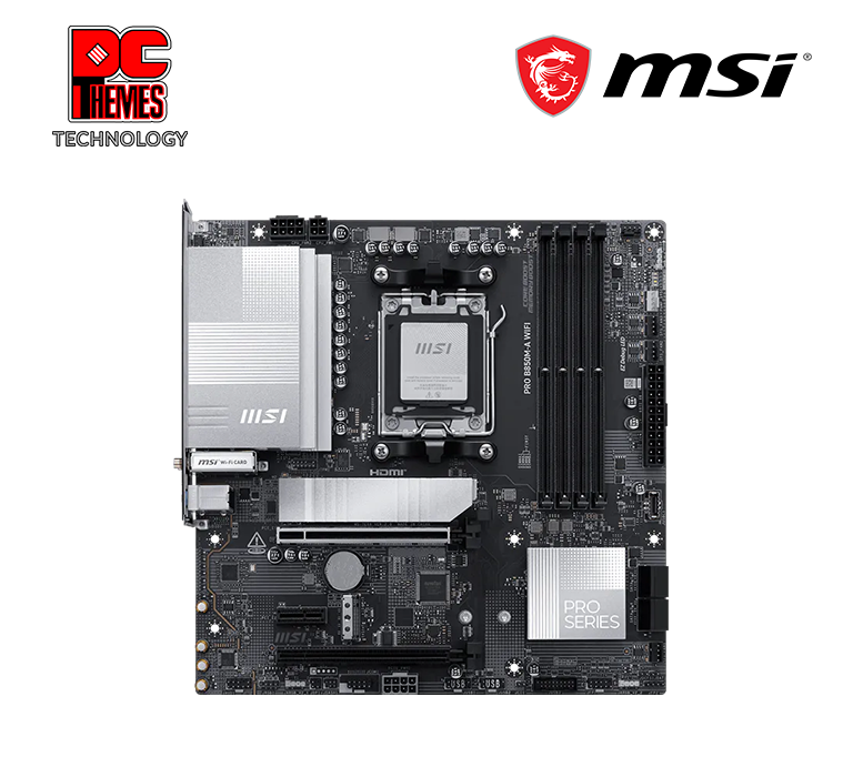 MSI PRO B850M-A WI-FI AM5 MOTHERBOARD