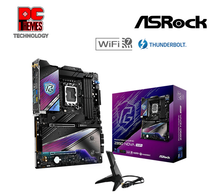 ASROCK PHANTOM GAMING Z890 Nova WiFi Motherboard