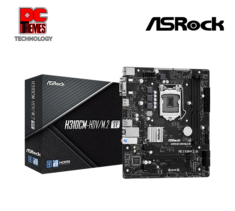 ASROCK H310CM-HDV M.2 SE Motherboard
