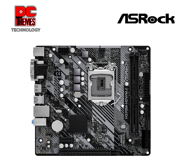 ASRock H370M-HDV/M.2 (LGA1151 8th/9th gen) Motherboard
