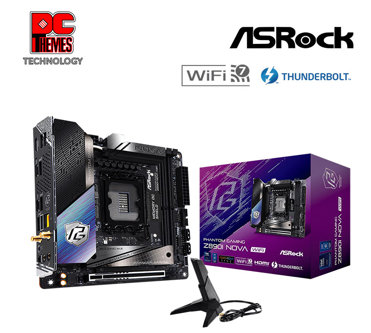 ASROCK PHANTOM GAMING Z890I Nova WiFi Motherboard