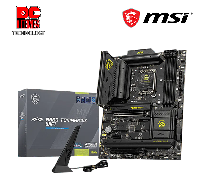 MSI MAG B860 TOMAHAWK WIFI LGA1851 MOTHERBOARD