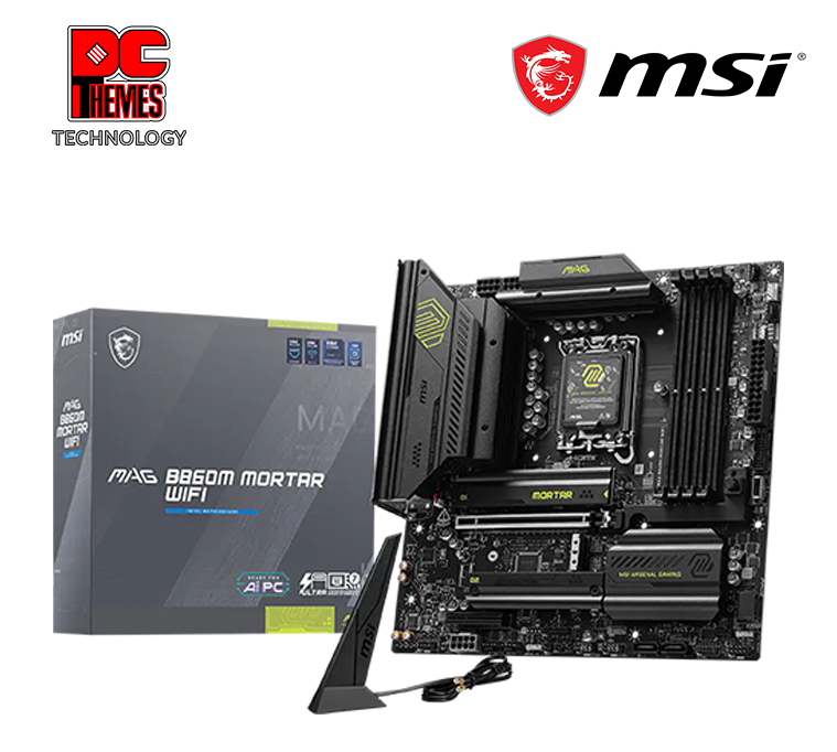 MSI MAG B860 MORTAR WIFI LGA1851 MOTHERBOARD