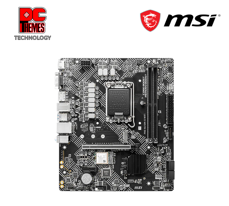 MSI PRO H610M-G WI-FI D5 LGA1700 MOTHERBOARD