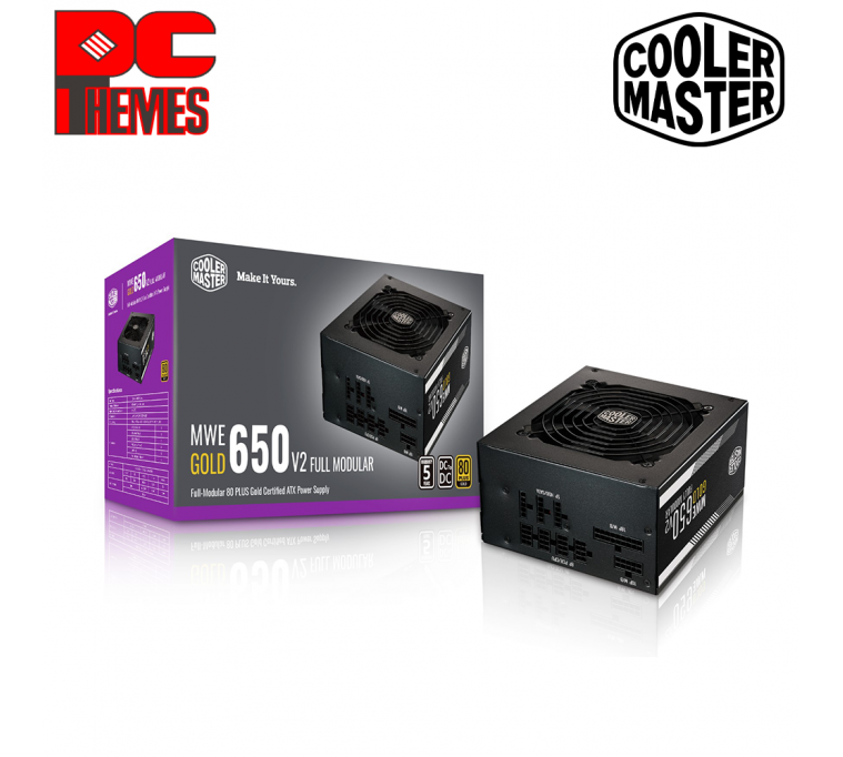 COOLER MASTER MWE 650W 80+ Gold V2 Full Modular Power Supply