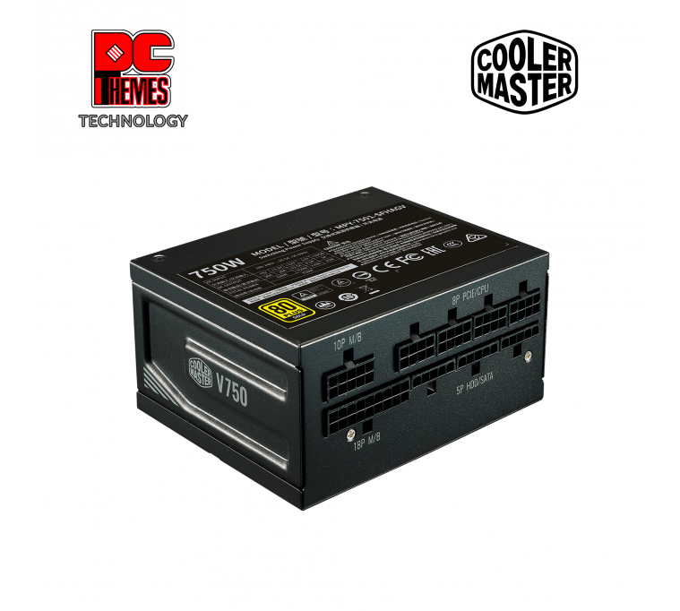 COOLER MASTER SFX V750 80+ Gold Full-Modular Power Supply - Black