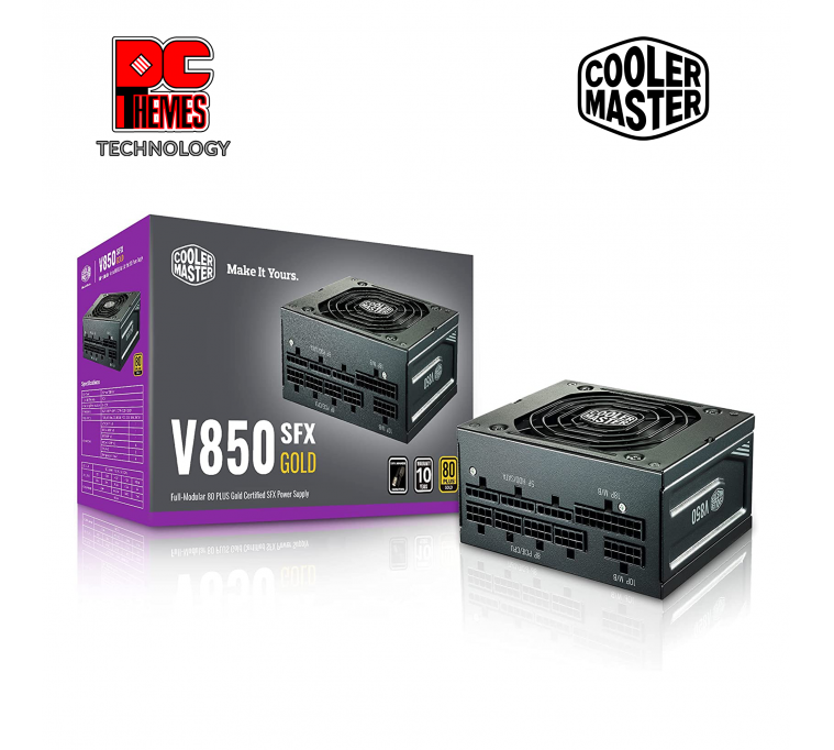 COOLER MASTER V 850 SFX 80+ Gold ATX3.0 PCIe 5.0 Full Modular Power Supply - Black