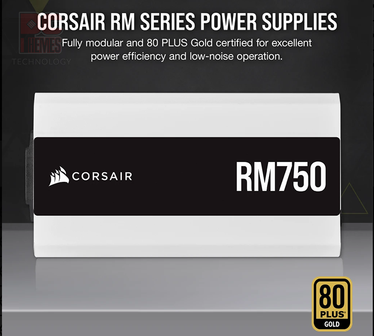 CORSAIR RM750 80+ Gold [White] Power Supply