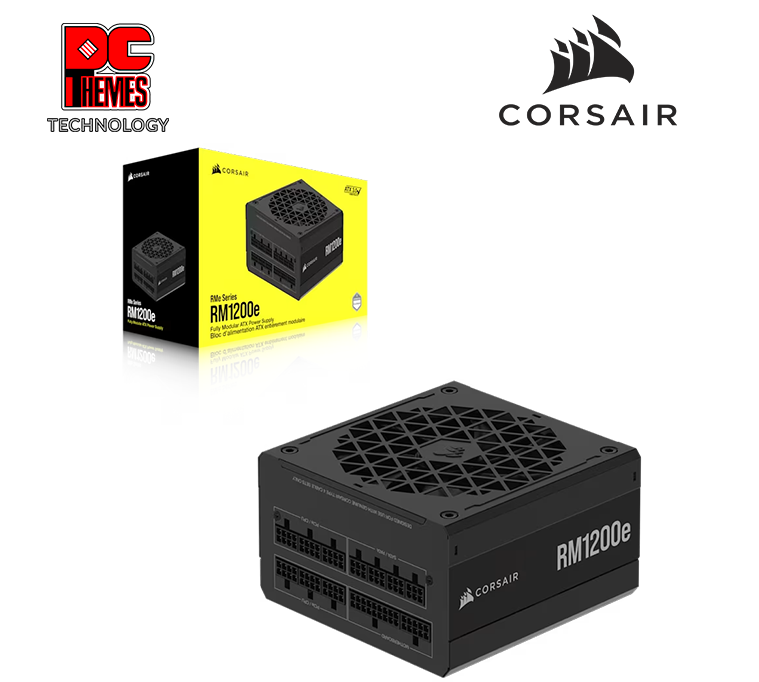CORSAIR RMe Series RM1200e Fully Modular Cybenetics Platinum Power Supply - Black