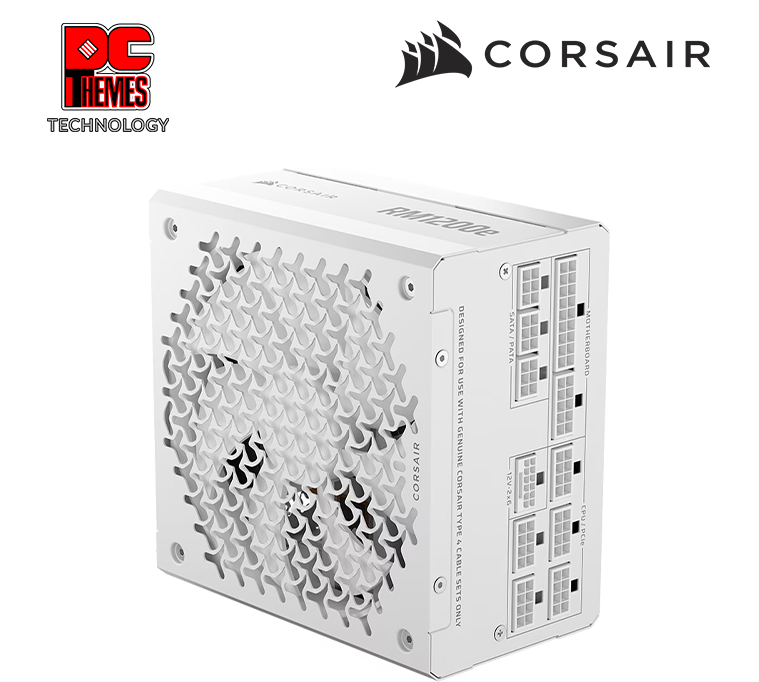 CORSAIR RMe Series RM1200e Fully Modular Low-Noise ATX Power Supply - White